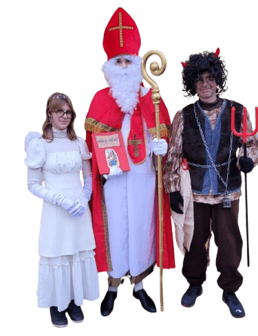 Mikuláš, Čert a Anděl